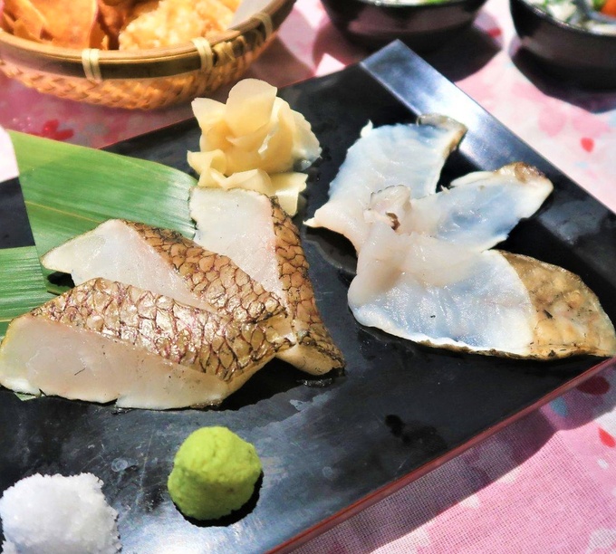 鯛王ととらふぐのわらやき盛り合わせ 煌煌庵