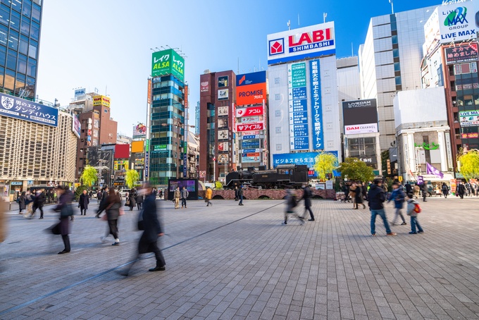 新橋駅前SL広場