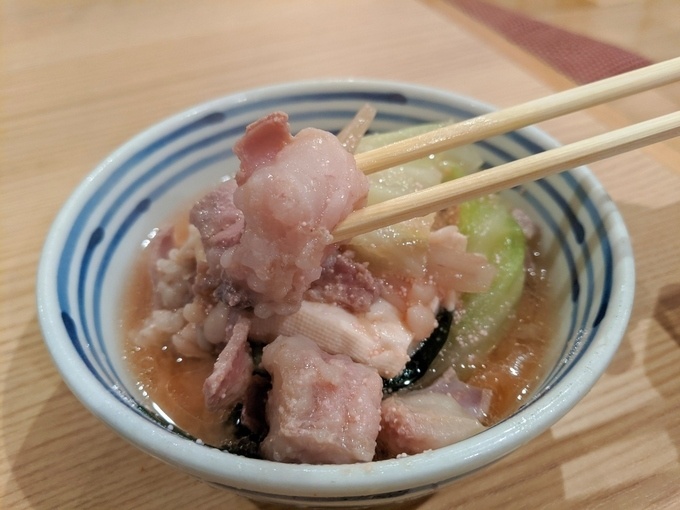 築地ふく竹本店 明太もつ鍋