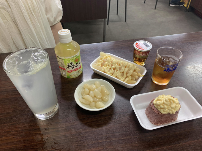 山谷で3せんべろの一軒目「淀屋酒店」の最初の注文
