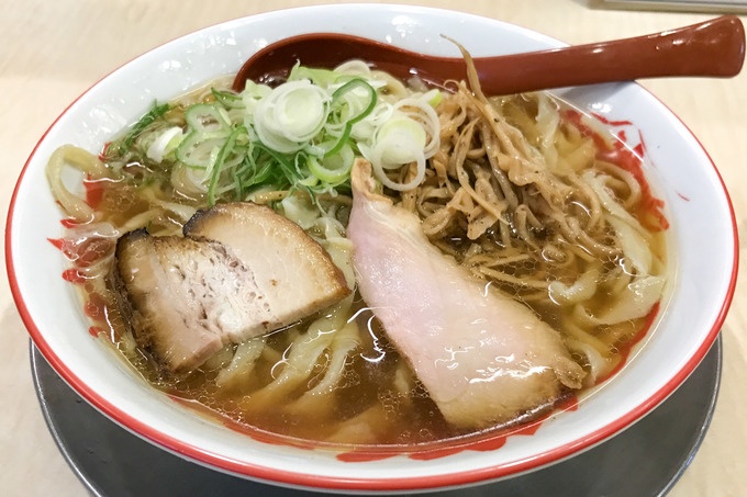 都立家政の食堂七彩「喜多方ラーメン」