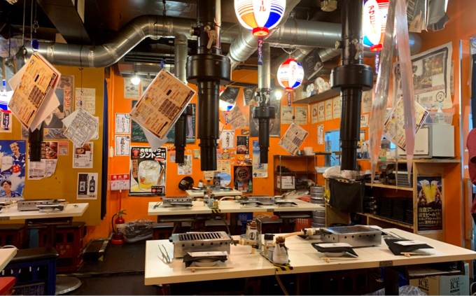 房総ホルモン2号店 渋谷道玄坂秘密基地、内観
