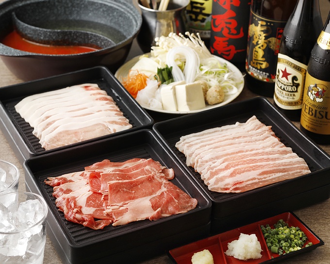 お好み焼き利休 大宮店、しゃぶしゃぶ