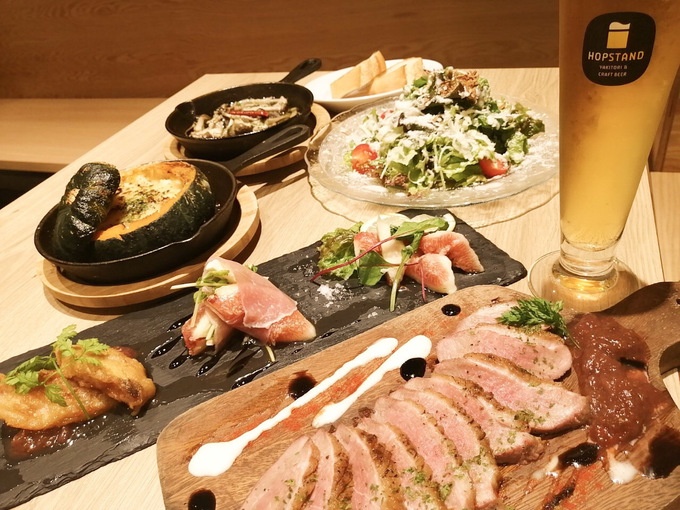 HOP STAND 神戸モザイク店、秋の味覚満喫コース
