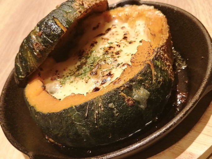 HOP STAND 神戸モザイク店、ぼっちゃんかぼちゃのグラタン