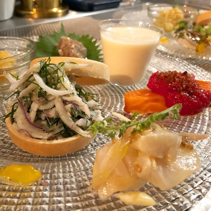サリーヒルズ 魚介の前菜