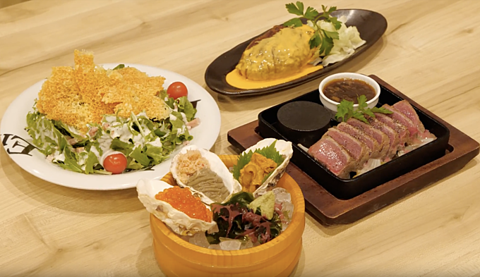 キタノイチバの料理集合写真