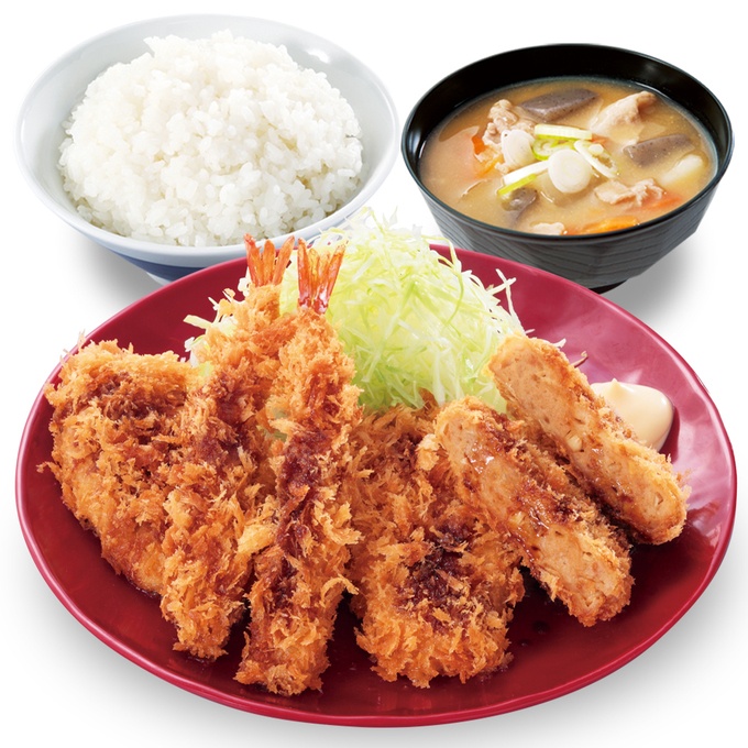 かつやの全部のせカツ定食