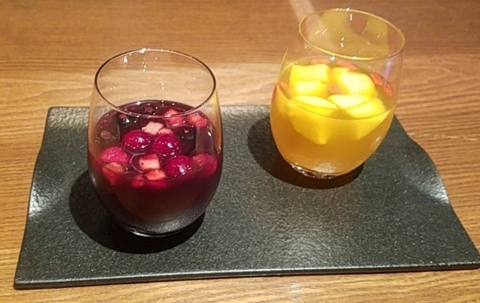 福島駅の薬膳火鍋店『OSHIDOR福島店』のサングリア