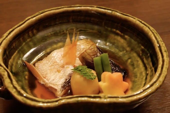 和食 郷土松江の味 銀座皆美 のど黒の煮付け