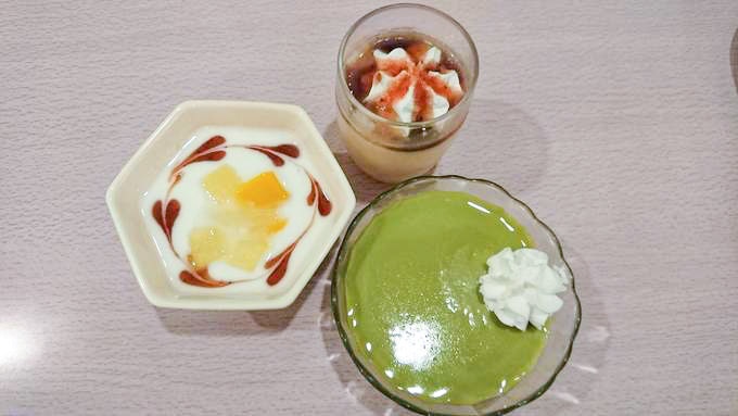 明治大学の学生食堂スカイラウンジ暁のデザート