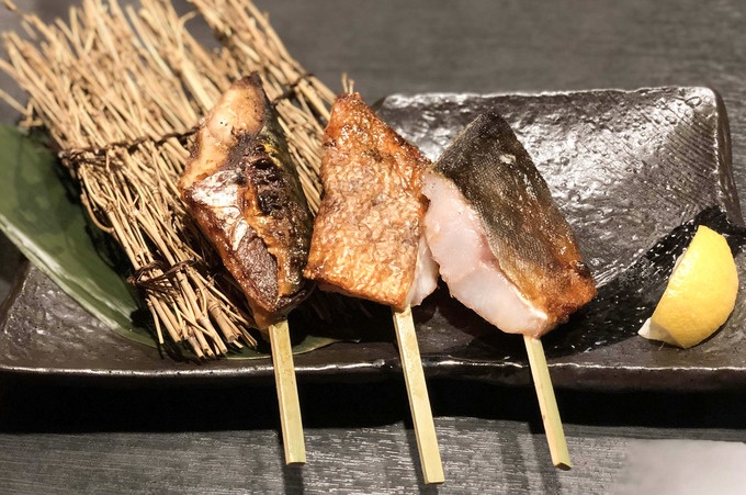 東急渋谷のひもの屋、伴助干物串3種