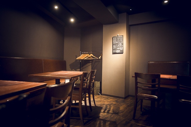 荒木町の中華『南三』店内