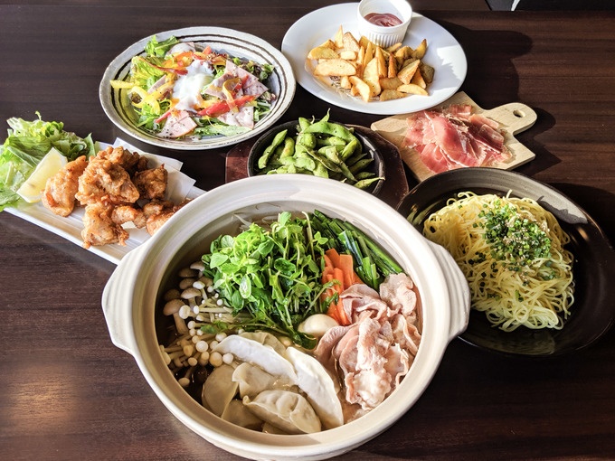 鉄飯居酒屋 Grulli ぐるり の「ポッカポカコース」4,600円(税込)の画像