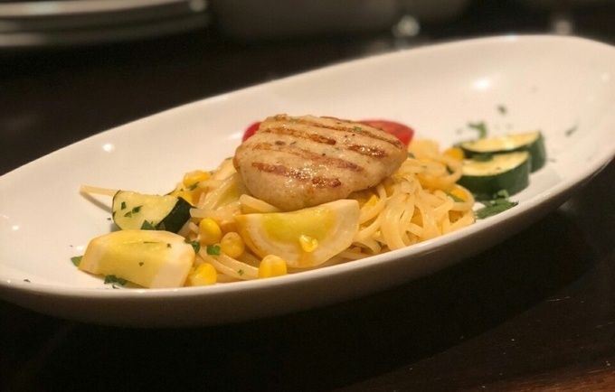北参道にあるイタリアンレストラン『Osteria gravino』のペペロンチーノ