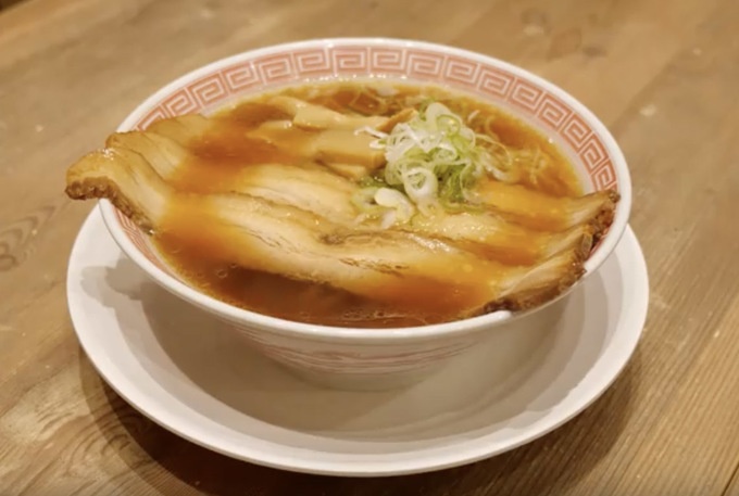 ラーメン 幸楽苑 中華そばプレミアム 全景
