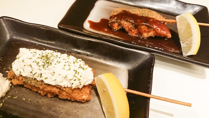 そば処善左衛門 アトレヴィ三鷹店、串カツ