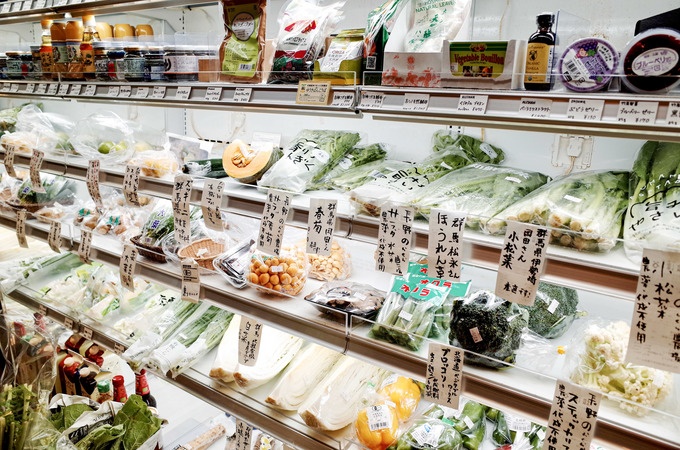 根津のヴィーガンレストラン「根津の谷」の食品店