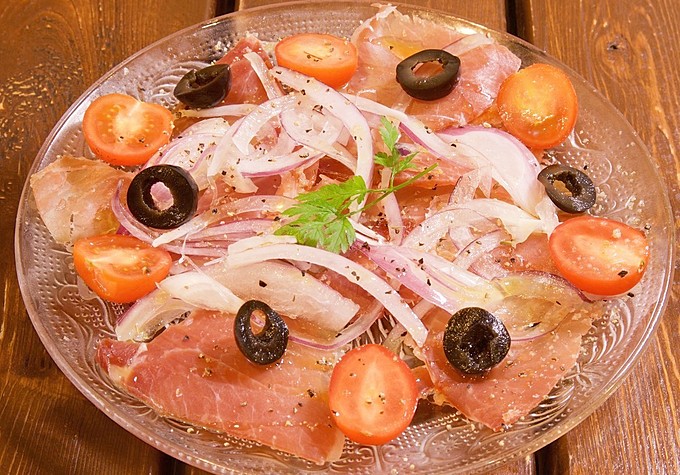 酒場がぶ の「生ハムカルパッチョ」画像