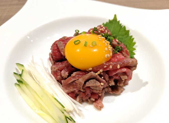 焼肉 樹々、ユッケ