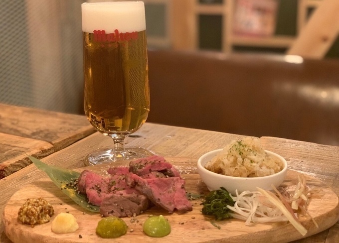 PREFECT BEER TOKYO 牛ももにくの塊低温焼き