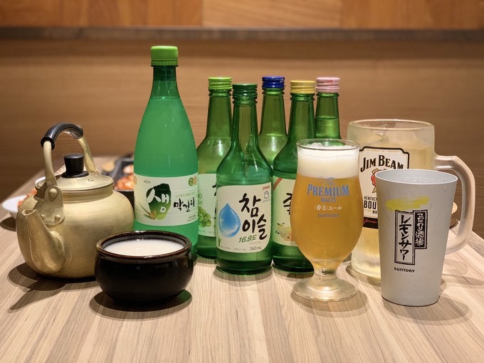 韓国料理bibim ソラリアプラザ天神店 ドリンク各種