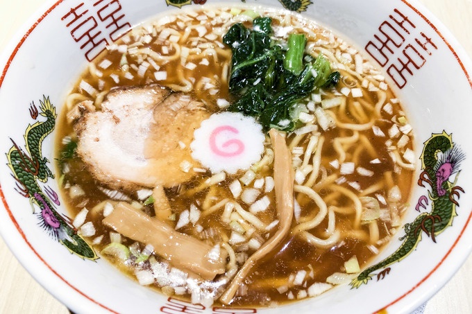 茂原「福田中華そば」の地鶏煮干し中華そば