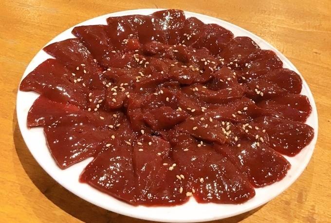 恵比寿にある牡蠣×肉のバル『kairi 2nd』のレバしゃぶ