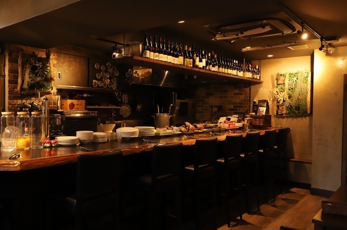 北参道にあるイタリアンレストラン『Osteria gravino』の内観写真