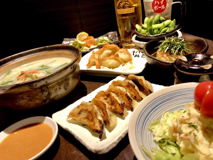 『餃子松吉』4,000円120分飲み放題付きコース