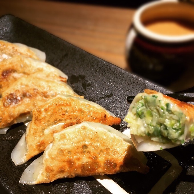 餃子松吉、焼き九条ねぎ餃子