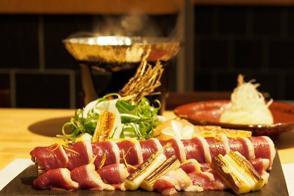 『根もと』鴨と焼葱の出汁しゃぶ