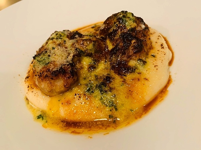 Trattoria Evoluzione(トラットリア エヴォルツィオーネ) 「白子のムニエルと長芋のピューレのグラタン仕立て」