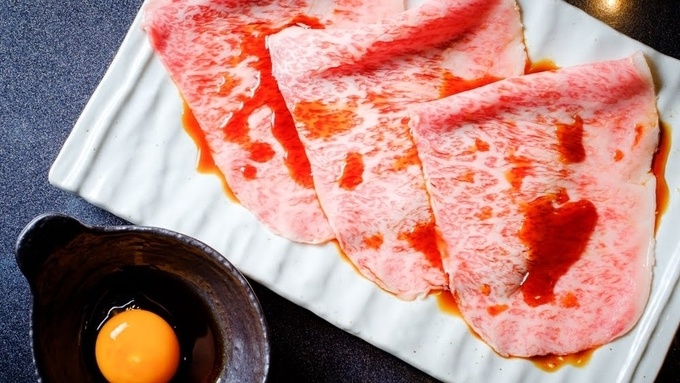与野の焼肉店『清香園』の「焼きすき」