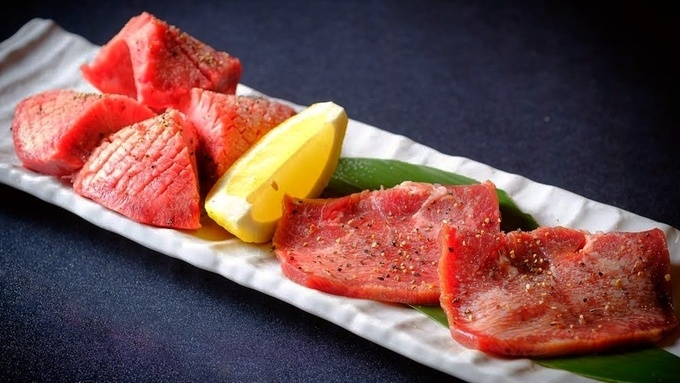 与野の焼肉店『清香園』のタン