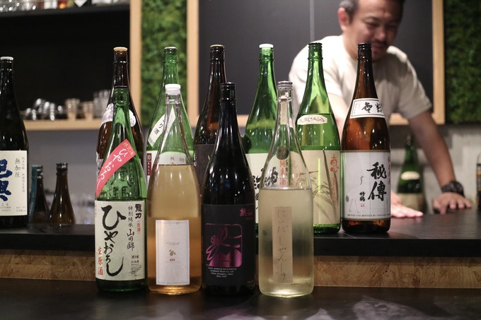 29ON本店の29ON角打ちのカウンター