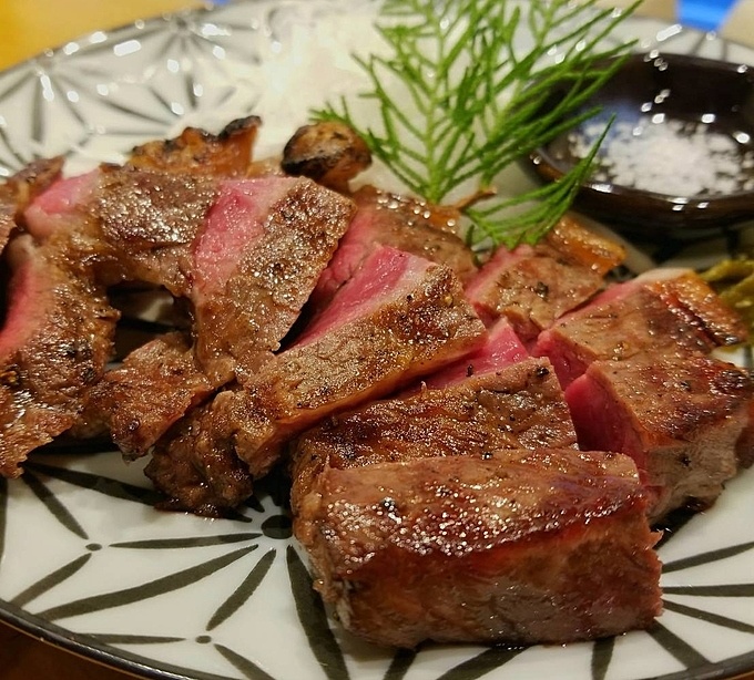 protago yokohama 日高見牛サーロインステーキ