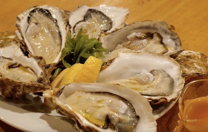 恵比寿 イタリアン 牡蠣×肉 kairi 2nd ドサッと牡蠣盛り 全景