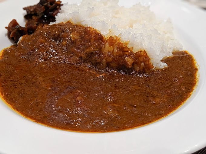 松屋の新定番カレー「創業ビーフカレー」のアップ