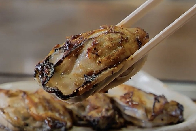 大山 広島焼き 焼き牡蠣