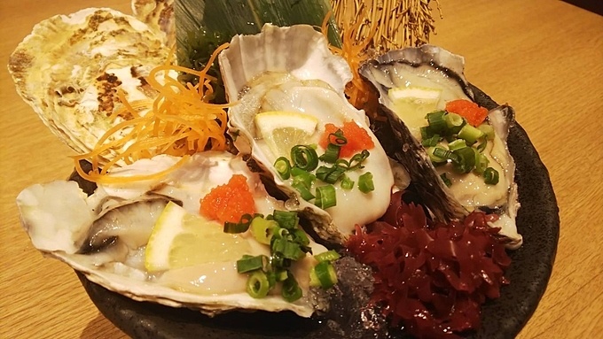 東京都足立区西新井の完全個室付き海鮮居酒屋『はなの舞』の生牡蠣