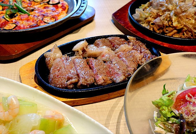 お菜家 リブロースステーキコース