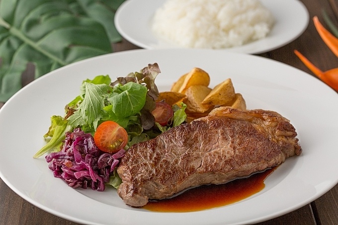 『Guy & Jo's Hawaiian Style Cafe』「ビーフステーキ」