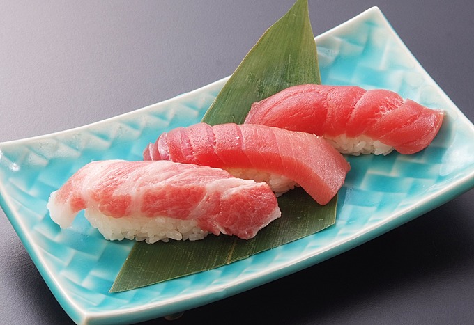 まぐろ人 八王子店 鮪3貫盛り