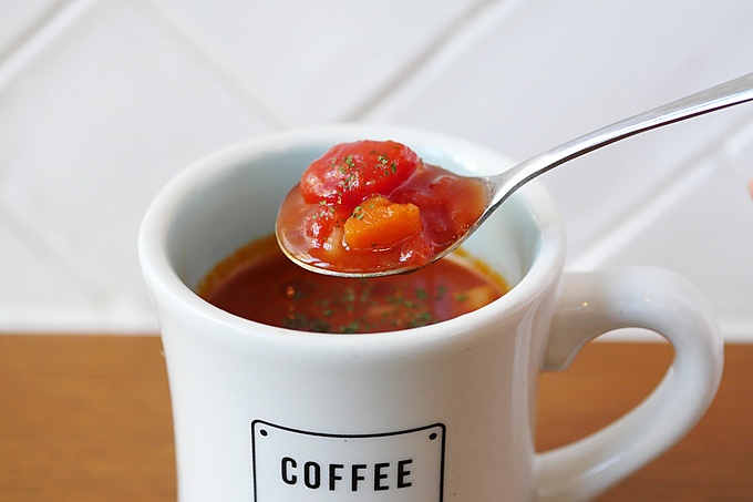 coffee mafia 飯田橋 ミネストローネ