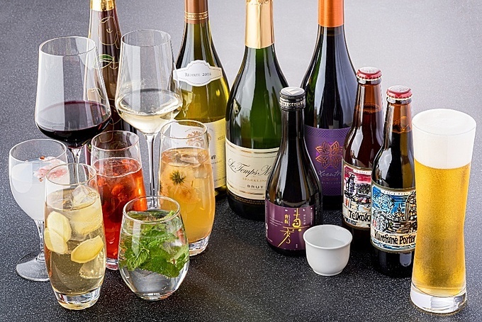渋谷ストリーム12Fの中華料理店 『Gu-O』の飲み放題画像