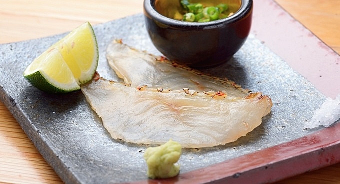 東京都中目黒の居酒屋『吉次 蟹蔵』のキンキの昆布〆