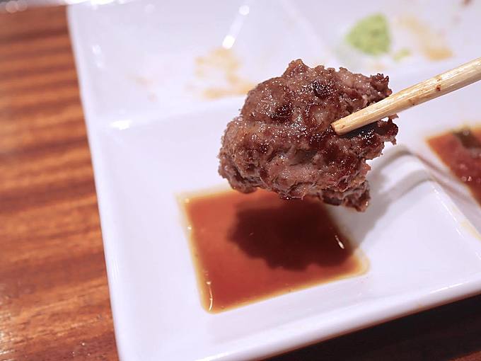 渋谷パルコの『極味や』のハンバーグを特製ダレで