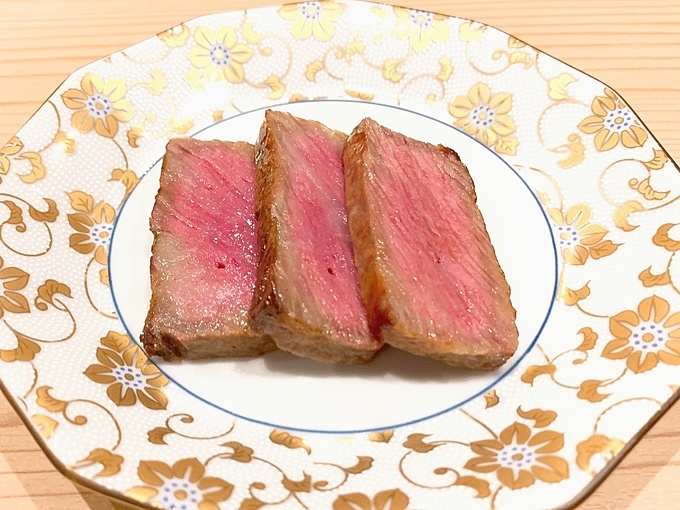 六本木の高級和食店『そいや』の和食「特選黒毛和牛炭火焼き」の画像