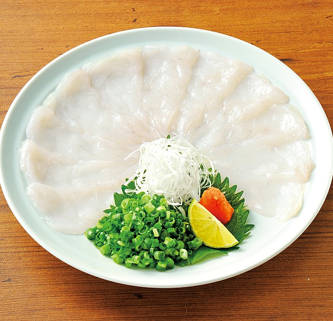 とらふぐ料理専門店『玄品』『玄品ふぐ』の「てっさ(ふぐ刺し)」イメージ画像